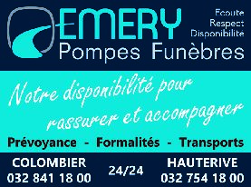 Emery Pompe funèbres 2026