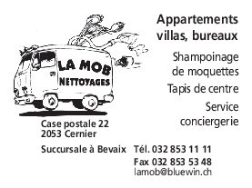 La Mob nettoyages première page 2026